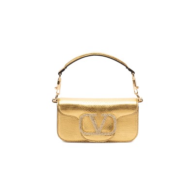 VALENTINO GARAVANI ALLTIME METALLIC SHOULDER BAG (20*11*5cm)